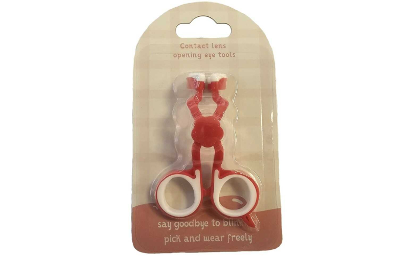  Апликатор за контактни лещи - червен