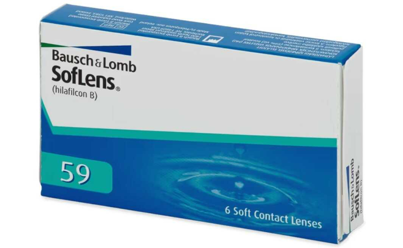 Едномесечни контактни лещи SofLens 59 (6 лещи) - 1