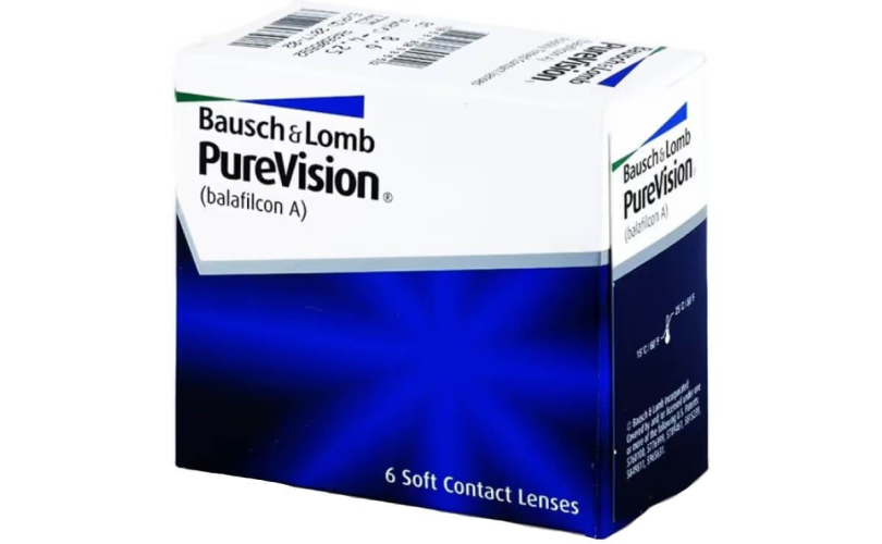 Едномесечни контактни лещи PureVision (6 лещи) - 1