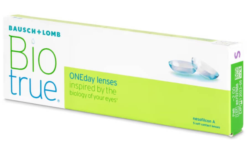 Eднодневни контактни лещи Biotrue ONEday(5лещи) - 1