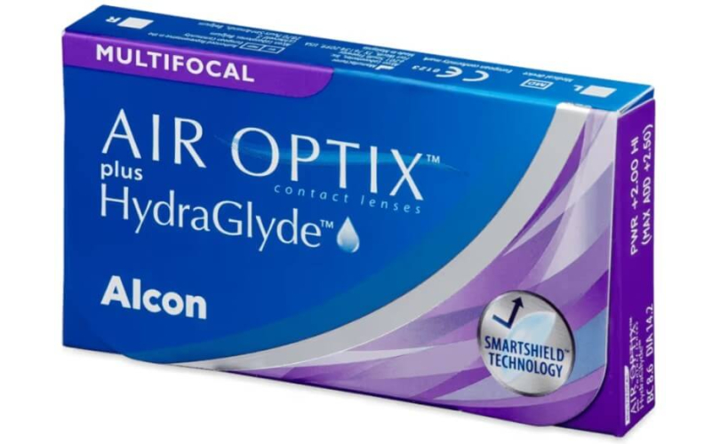 Мултифокални лещи Air Optix plus HydraGlyde MULTIFOCAL (1 лещa) - 1