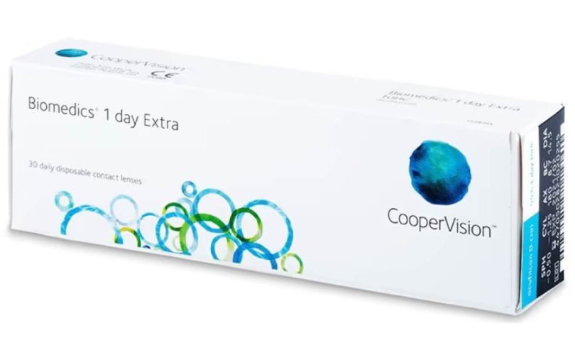 Eднодневни контактни лещи Biomedics 1 day Extra (30 лещи) - 1