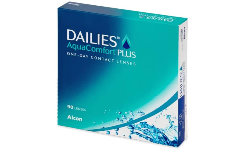 Eднодневни контактни лещи Dailies AquaComfort Plus (90 лещи) - 1
